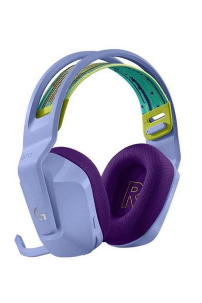 logitech LOGITECH G733 Wireless Gaming Headset, RGB Lighting, Microphone (Purple)
