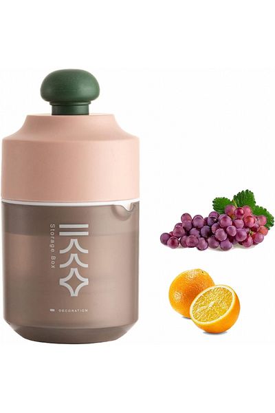 Zanni Storcător manual de fructe Podospecial, polipropilenă, roz, 17,5 x 9,5 cm, 400 ml