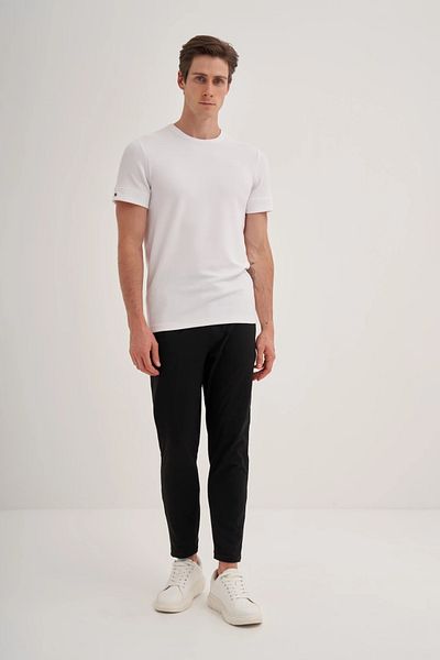 Cazador Ανδρικό μπλουζάκι Jazz 4202 Crew Neck Self Textured Micro