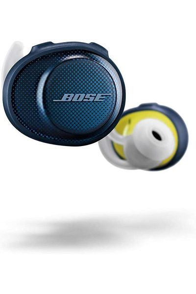 Bose Soundsport Free, True Wireless Earbuds, (sweatproof Bluetooth Headphonesnavy/ Citron
