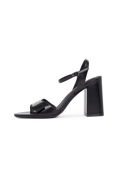 Calvin Klein Women Black 85 Heel Sandal