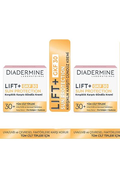 Diadermine Lift+Gkf30 Anti-Wrinkle Day Cream 50 Mlx 2Pcs