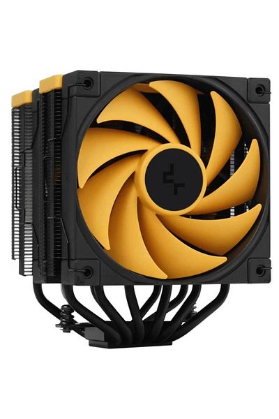 Deep Cool Cooler CPU DeepCool AK620 Zero Dark Zoria, 2x120 mm, 1850 rpm, PWM (Negru/Auriu)