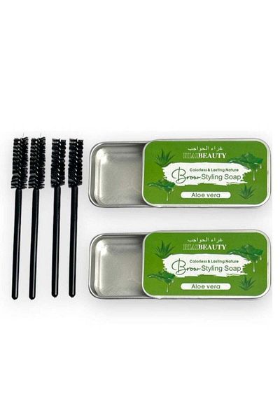 real beauty Two-Piece Aloe Vera Eyebrow Glue with Unique Formula