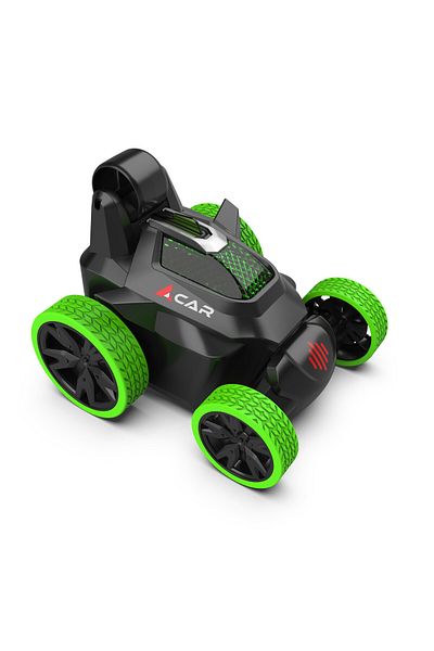 Addo Remote Control Mini 5 Wheel Stunt Car, Battery Operated, Twist & Flip Car,Rotating Car for Kids
