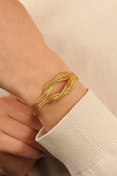 Çgk Çiğdem Gürel Kuyumculuk Kalze Dorikalı Altın Bileklik klzblk001