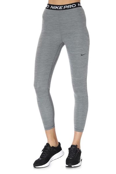 Nike Pro 365 High-Rise 7/8 Training File Paneled Gray Women's Tights