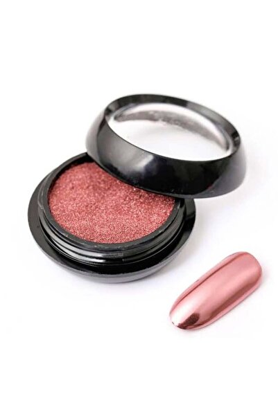 Mia Professional مسحوق أظافر ملون من الكروم بتأثير مرآة وردية