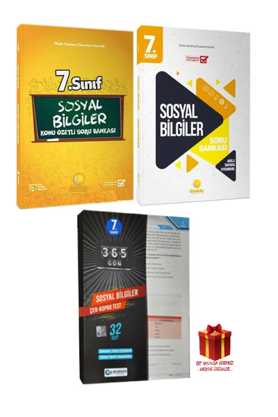 Başat Yayınları Günay Yayınları 7. Sınıf Sosyal Bilgiler Soru Bankası Başat 7...