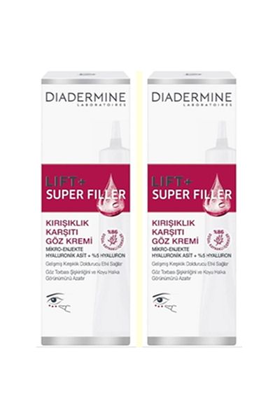 Diadermine Eye Cream - Lift and Super Filler, 15 Ml, 2 Pcs