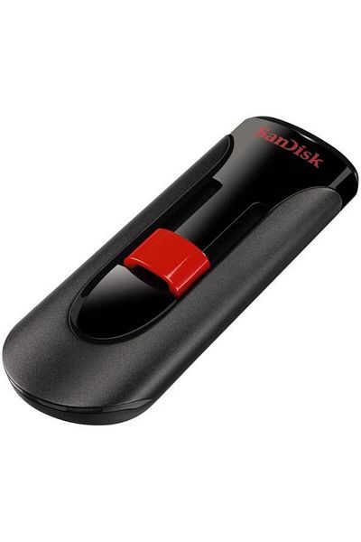 SanDisk Stick USB SanDisk Cruzer Glide, 128GB (Negru/Rosu)