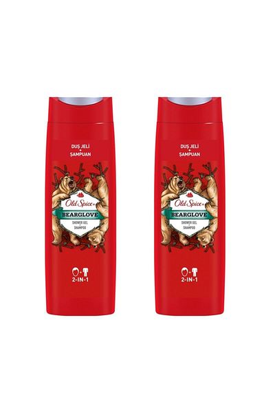 Old Spice Bearglove 3in1 X2 Pieces - 400ml Shampoo