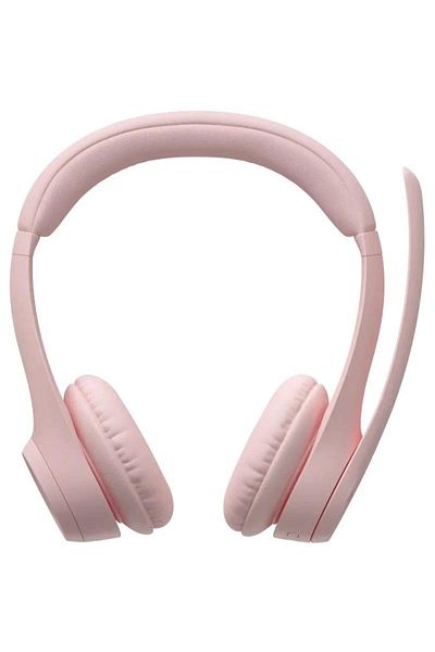 logitech Casti call center Logitech Zone 300, Microfon, Bluetooth (Roz)