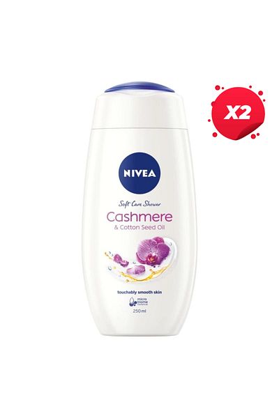 NIVEA X2 - NIVEA SHOWER GEL 250ML CASHMERE