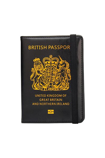Modafiks Uk Closed Faux Degree Passport Case Wallet (Rfid Blocker)