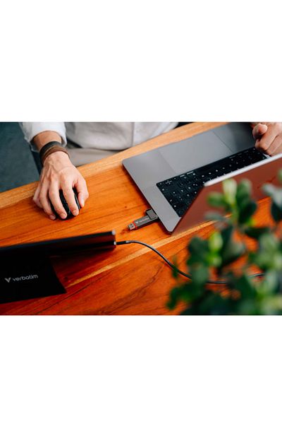 Verbatim Stick USB Verbatim 32043 Dual Quickstick, USB-A/USB Type-C, 1TB (Gri/Rosu)