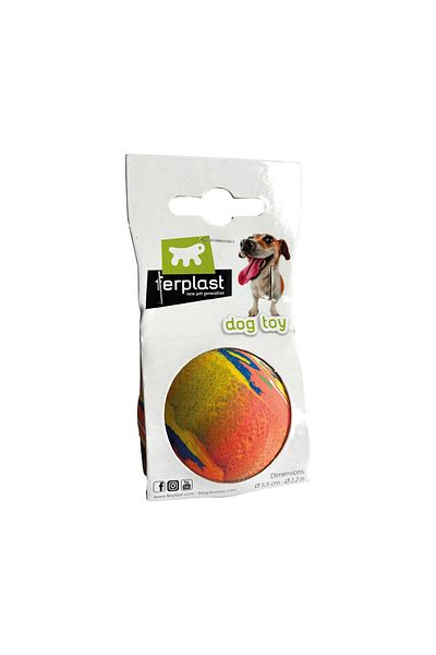 Ferplast Pa 6032 - 7 Cm Rubber Ball Dog Tooth Toy