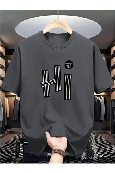 MOONBULL Μπλουζάκι Unisex με στάμπα, υπερμεγέθη, κοντομάνικο, με λαιμόκοψη πο...