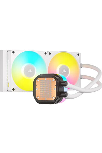 Corsair Cooler CPU Corsair iCUE LINK Titan 240 RX, 300 - 2100rpm, 120mm, iluminare RGB (Alb)