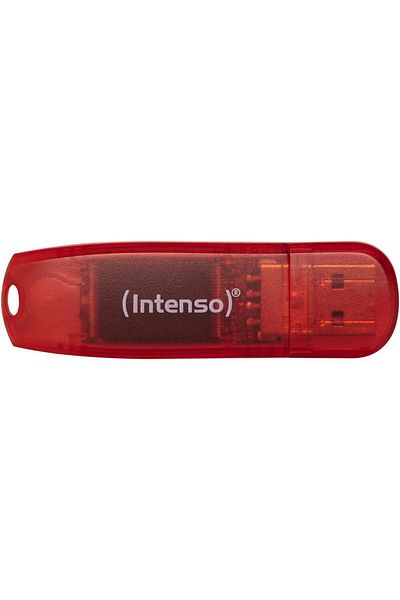 Intenso Memorie USB 2.0 Intenso 128 GB Rainbow Line, Rosu