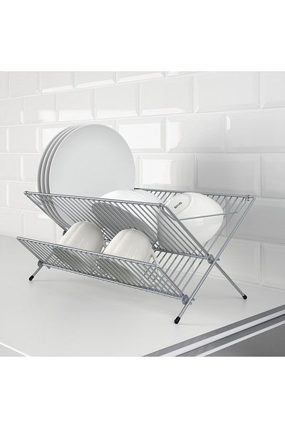 IKEA KVOT Dish drainer, galvanised