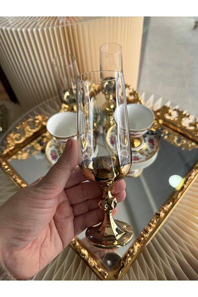 Santara كوب أفانغارد من التيتانيوم الذهبي والبني