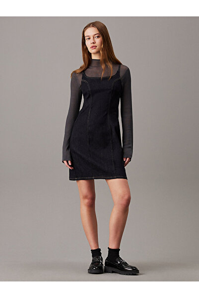 Calvin Klein SLIP MINI DENIM DRESS