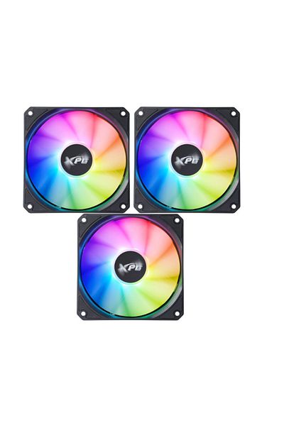 XPG XPG Vento R fan, aRGB lighting, 1600rpm, 120mm, 3pcs (Black)