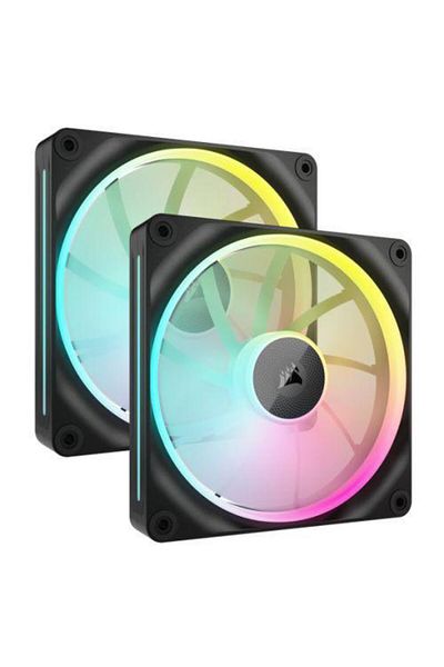 Corsair CORSAIR iCUE LINK LX140 2x140mm RGB Fans (Black)