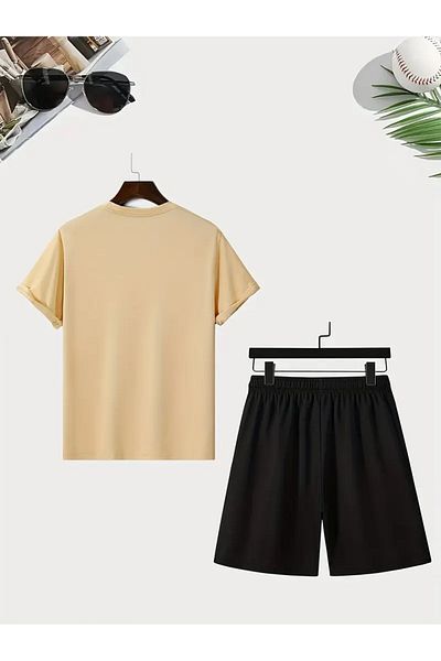 DAXİS Sportwear Company Ανδρικό GYM Σετ αθλητικές φόρμες - T-Shirt Σορτς κάτω Σετ