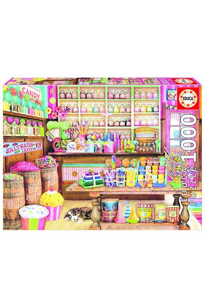 EDUCA Puzzle 1000 Pieces Candy Shop 17104
