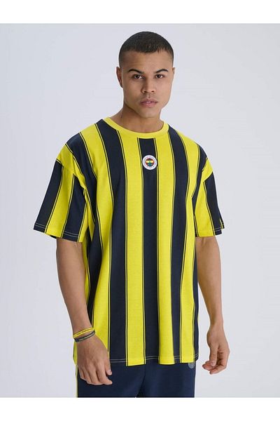 Fenerbahçe Licensed Oversize T-Shirt with Rod