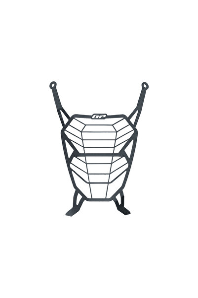 GP KOMPOZİT GP Kompozit Honda NX 500 2025 Uyumlu Far Koruma Siyah