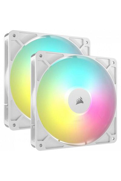 Corsair CORSAIR RS140 2x140mm ARGB Case Fans (White)