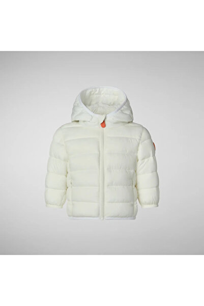 SAVE THE DUCK Unisex Çocuk Şişme Mont Beyaz - Wally
