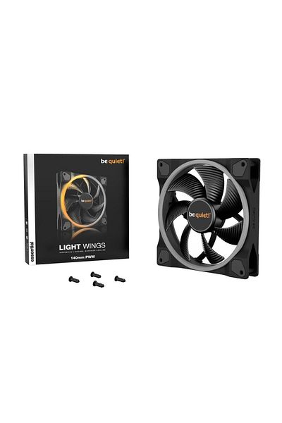 Be Quiet! Ventilator ARGB be quiet! LIGHT WINGS 140mm PWM (BL074), 140x140x25 mm