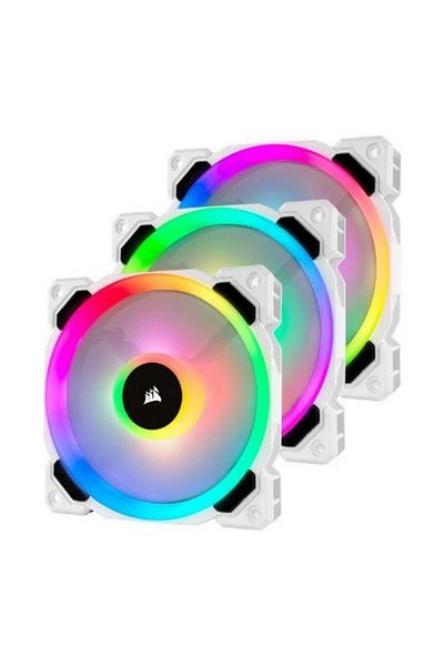 Corsair Corsair LL120 White RGB LED fans, 3 x 120mm