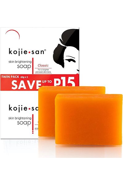 Kojie San Soap with Kojic Acid for Skin Brightening, 2 pieces - 65g