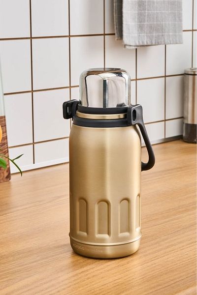 Karaca Adent 800 ml Gold Steel Leak Proof Thermos