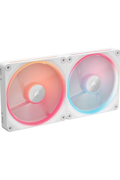 Corsair CORSAIR iCUE LINK LX140-R 2x140mm RGB Fans (White)