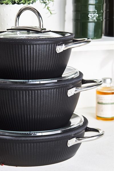 Karaca Biogranit Leona 7 Piece Cookware Set