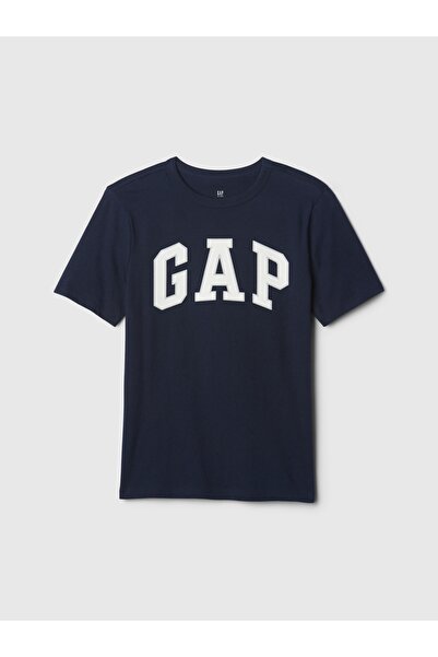 GAP Erkek Çocuk Lacivert Logo T-Shirt