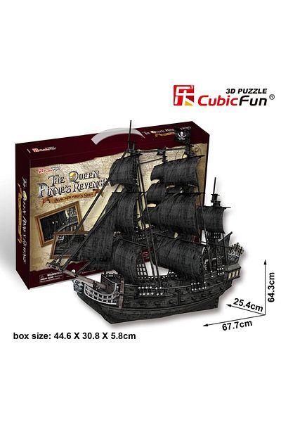 Cubic Fun Queen Anne's Revenge Ship