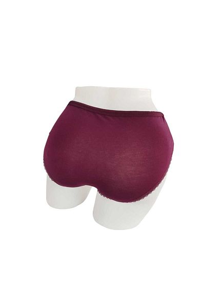 wear treasure Chiloți din dantelă pentru femei, pachet de 3 - spate confortabil din bumbac, respirabil