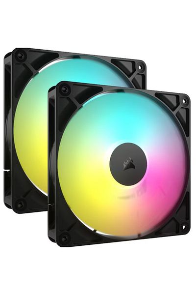 Corsair CORSAIR RS140 2x140mm ARGB Fans (Black)