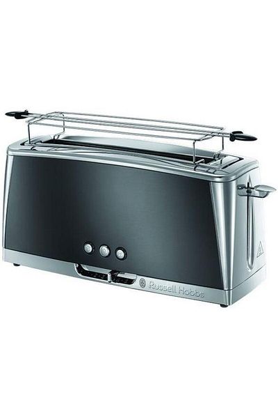 RUSSELL HOBBS Russell Hobbs 23251-56 Luna Toaster, 1420 W, 6 levels, 2 slices (Grey/Stainless Steel)