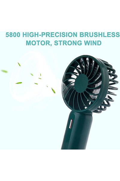 AWH Handheld Mini Fan USB Rechargeable Adjustable Speed, Battery Operated for Home & Travel