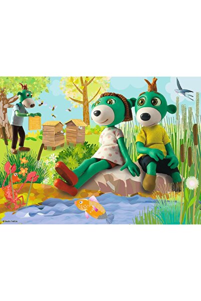 Trefl Puzzle Treflıks On The Pond Puzzle pentru copii, 60 de piese