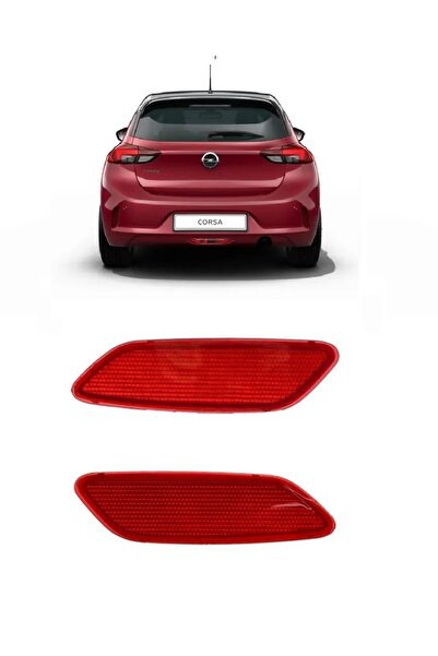 CMEPARTS Opel Corsa F 2020-2025 Sağ ve Sol Takım 2 Adet Arka Tampon Alt Köşe ...