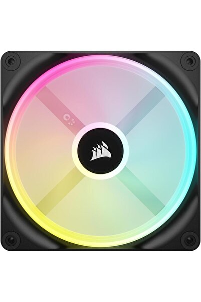 Corsair Ventilator Corsair iCUE LINK QX140 RGB Magnetic Dome, Expansion Kit, 140 mm, Negru